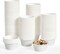 200 Pack 2 oz Compostable Portion Cups, 100% Biodegradable Souffle Cups, Disposable Paper Cups for Condiment Samples